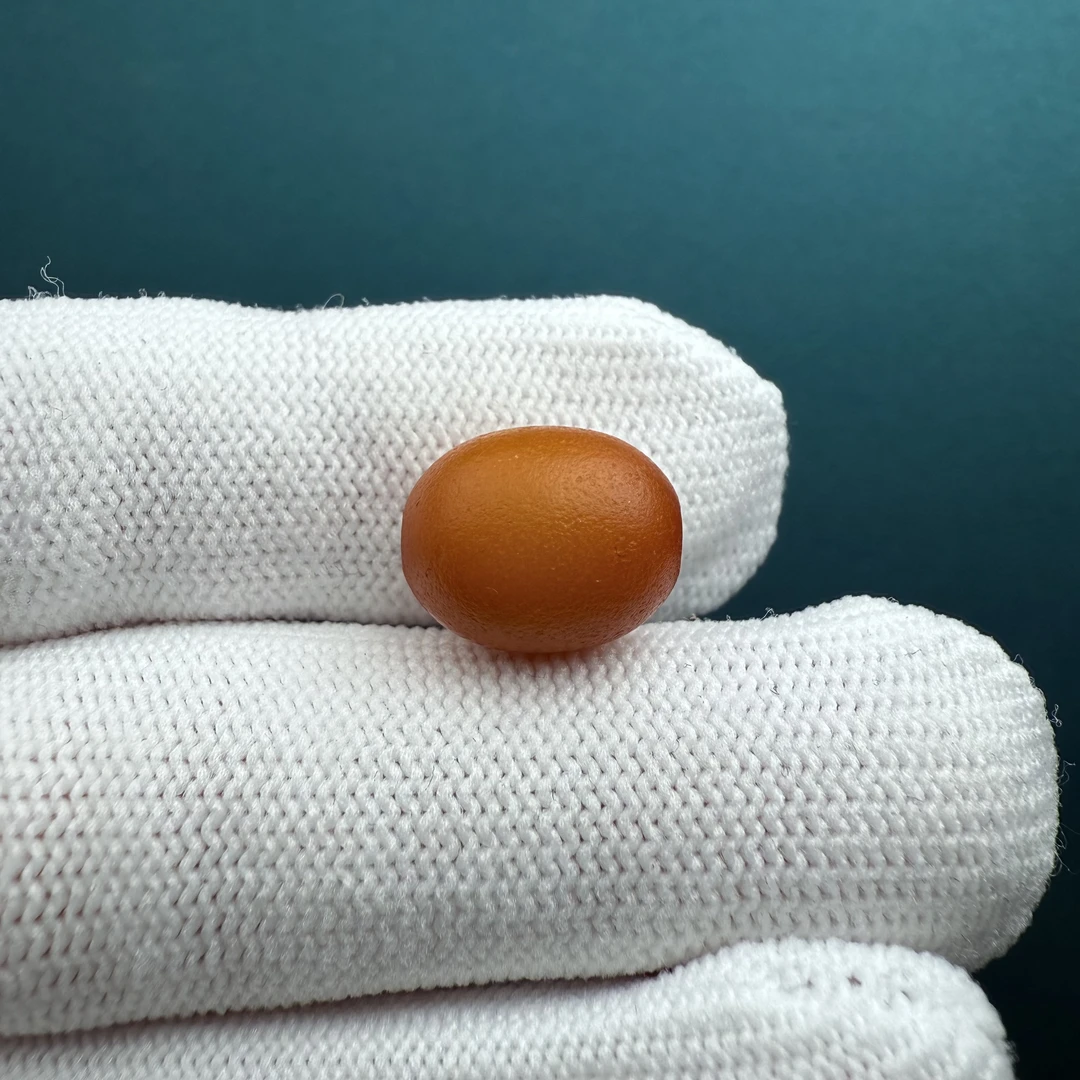 A8827天然原矿蜜蜡老蜡 枣珠10.7*13mm 支持复检 假一罚十