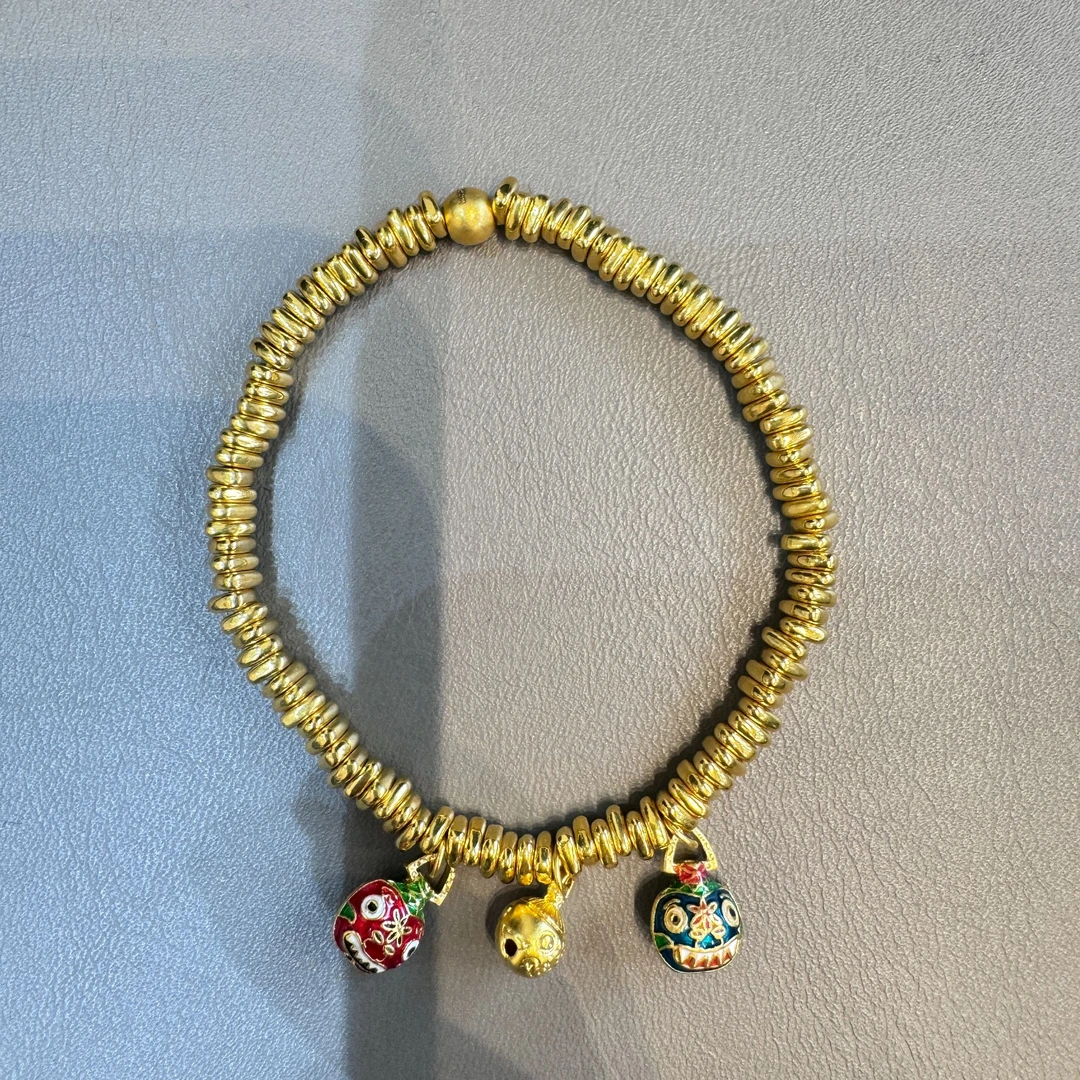 【甄芝系列】足金999  吞金兽三角盘缠