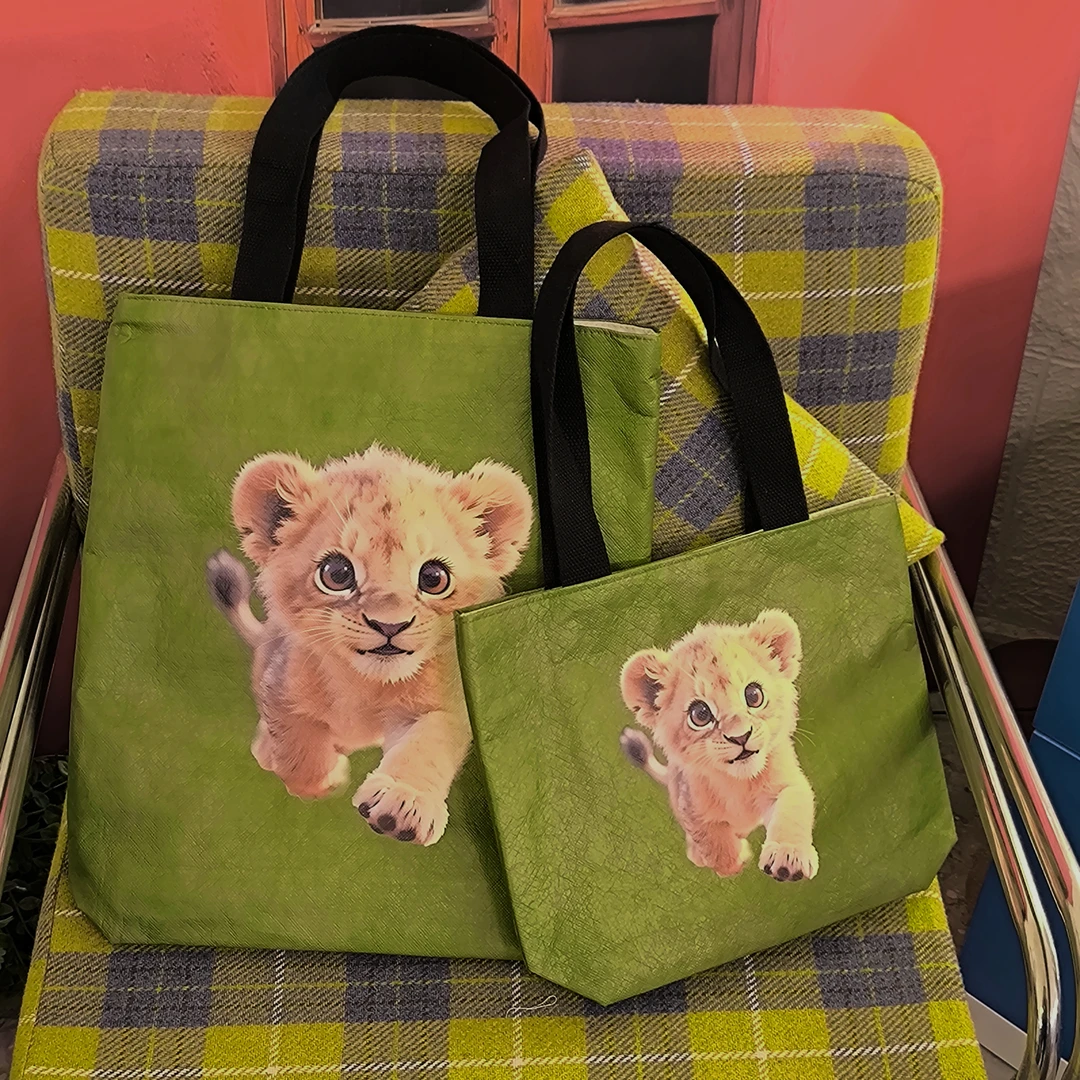 小狮子小毛定制杜邦环保袋