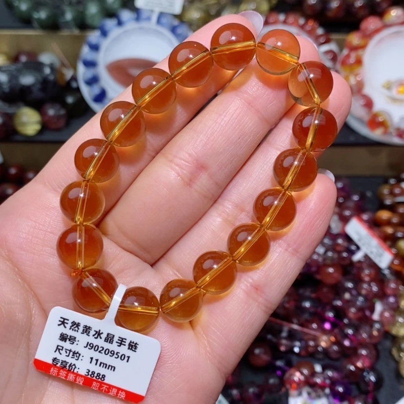 【闪购商品】水晶手链未镶嵌黄水晶手链