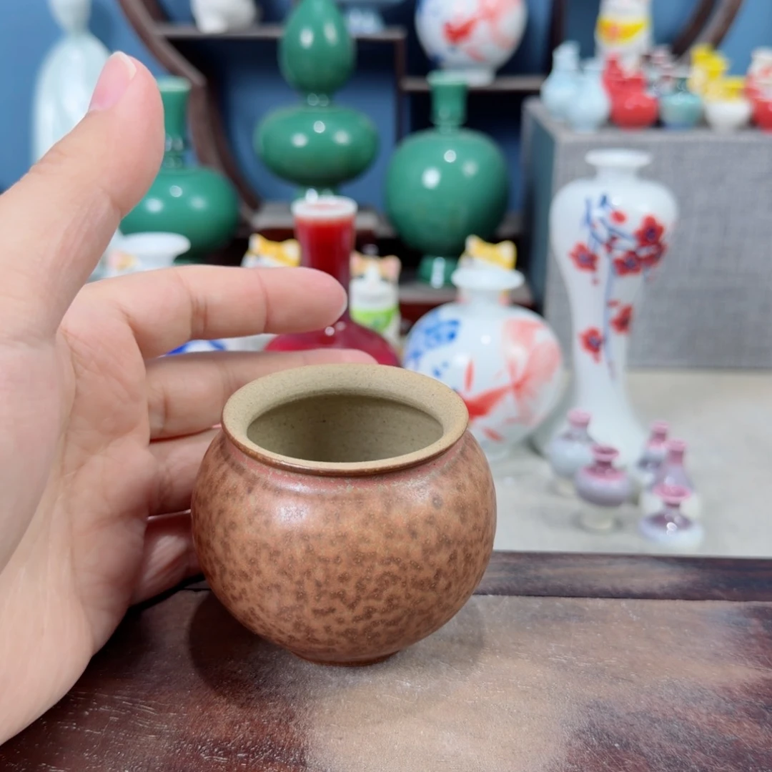 陶瓷手工小花器摆件