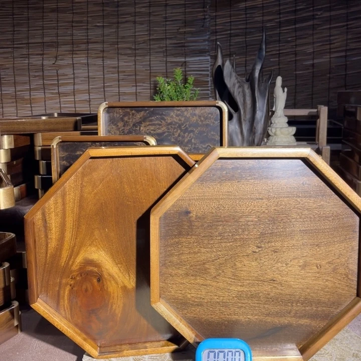 金丝楠d****i金丝楠木工艺品一对