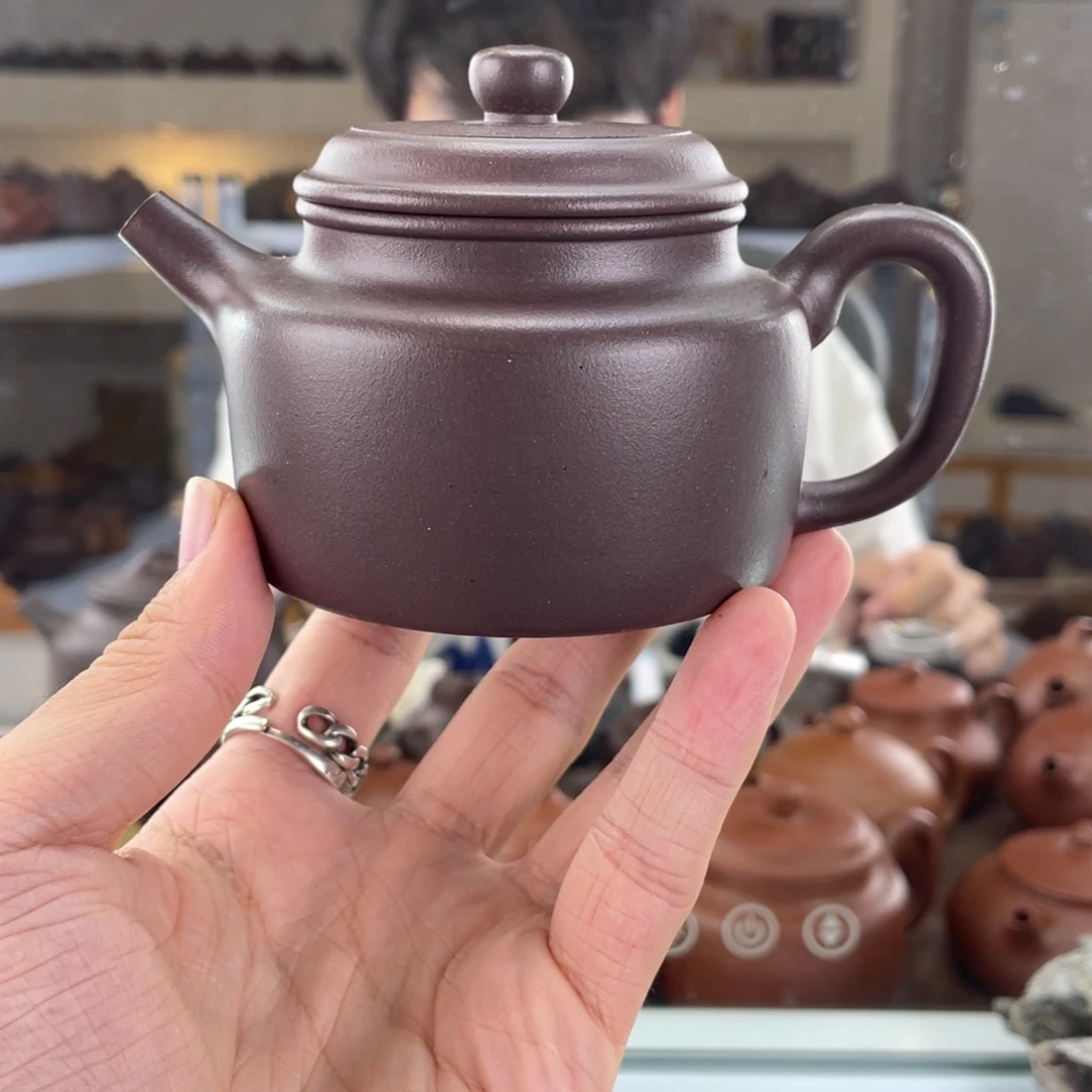 茶壶紫砂150cc老紫泥茶壶