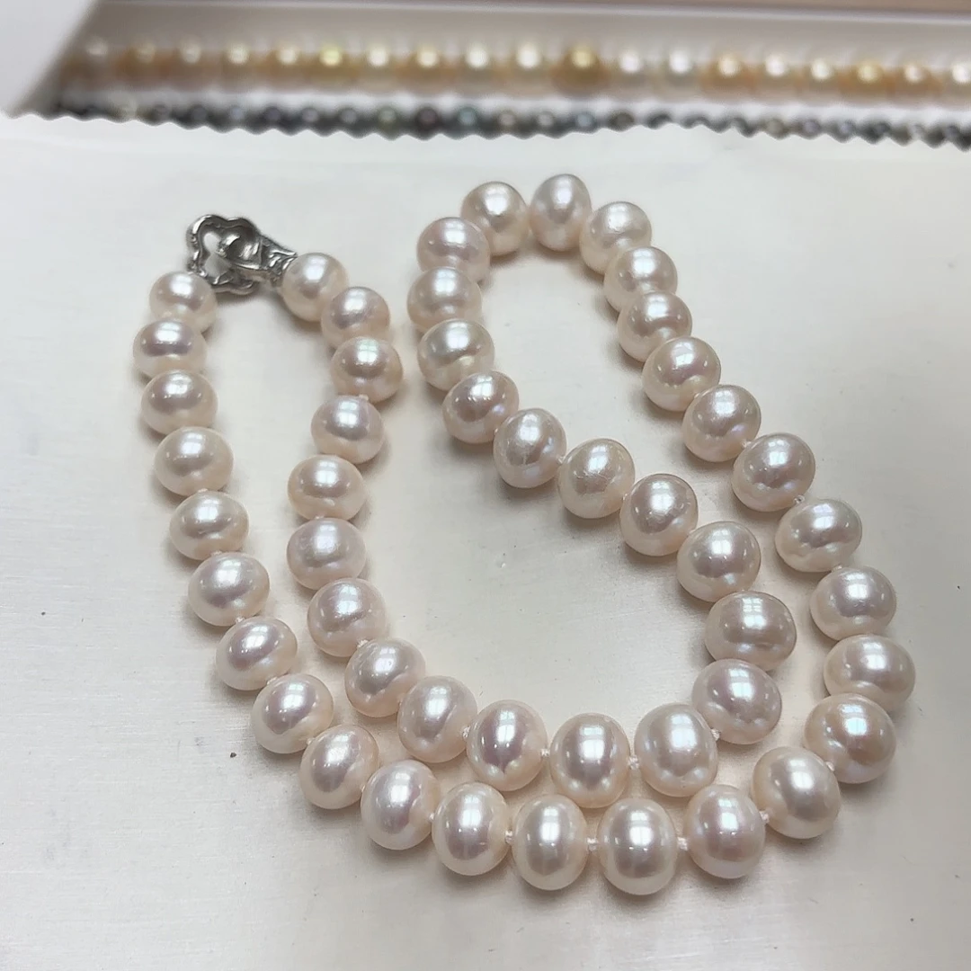 淡水珍珠颈饰未镶嵌9-11内 无核