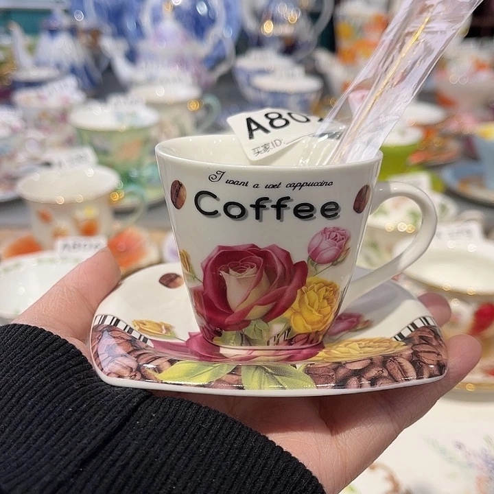 瓷器瓷器瓷器瓷器瓷器瓷器浓缩咖啡杯80ml