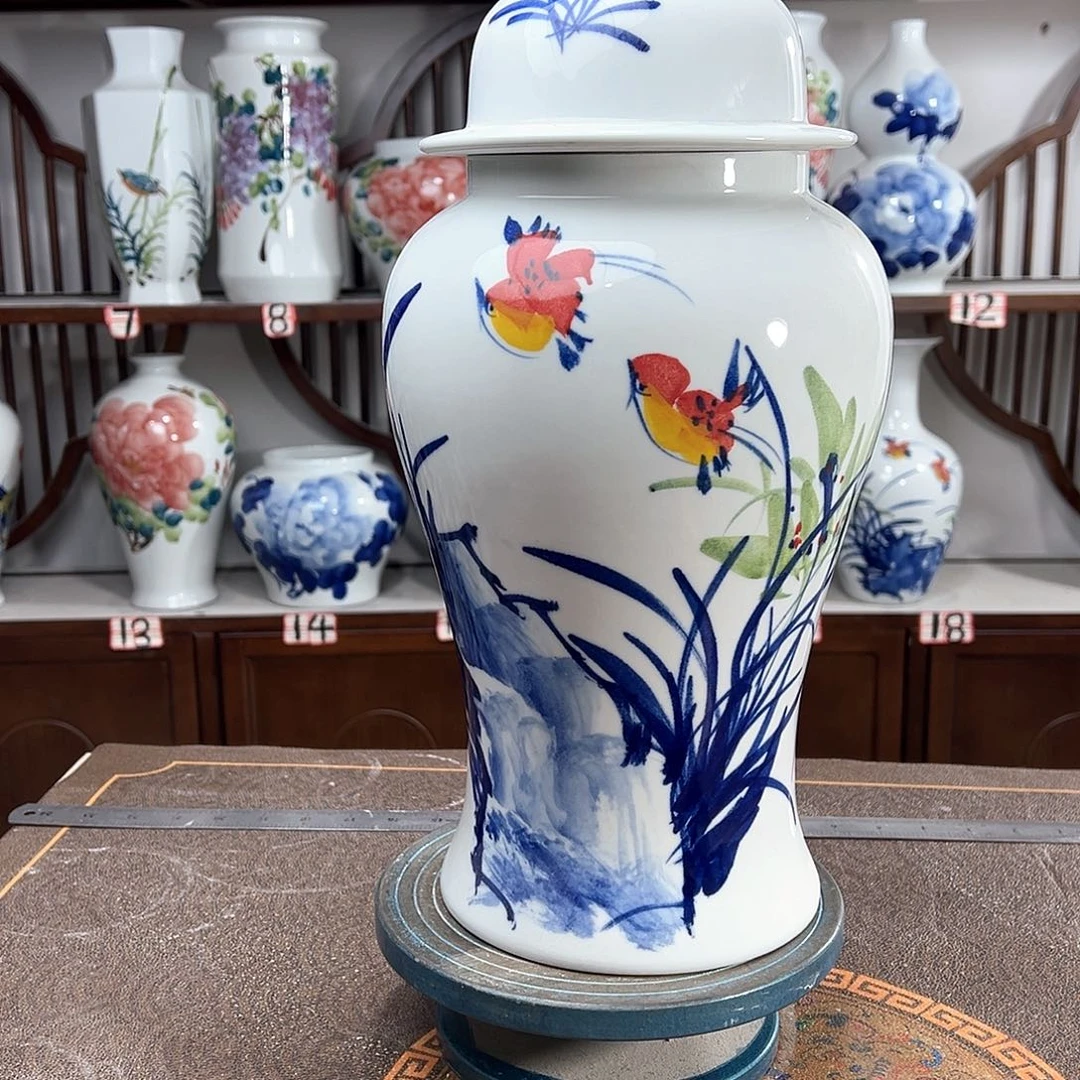 摆件景德镇陶瓷将玉