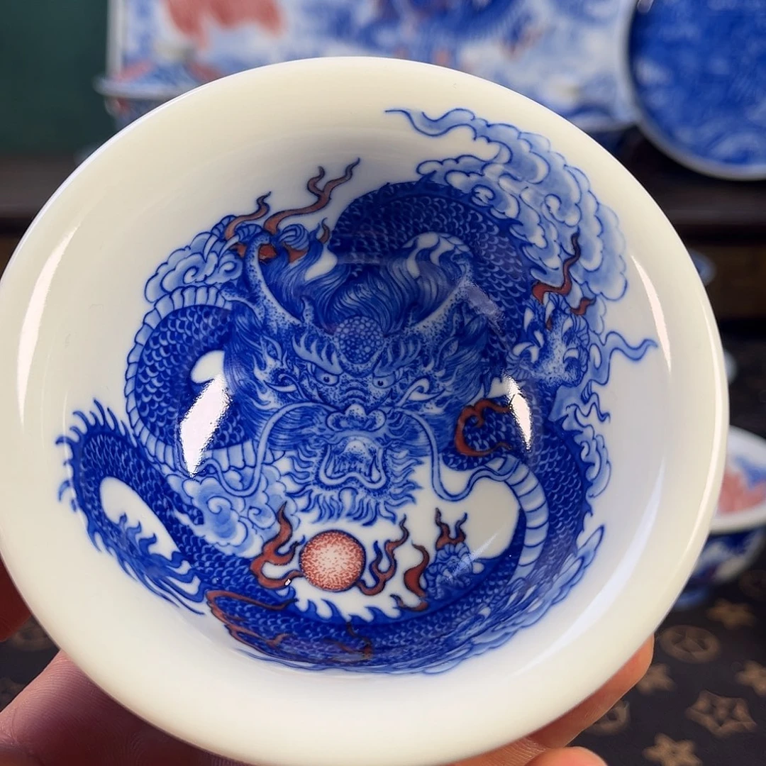 瓷片自成堂景德镇手工手绘