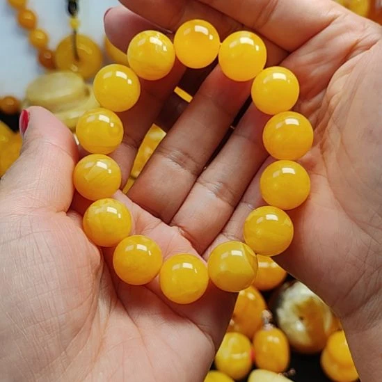 蜜蜡未镶嵌手串手串I5十