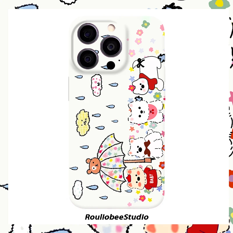 BANCAins雨伞西高地适用苹果17/16菲林手机壳华为oppo小米15vivo