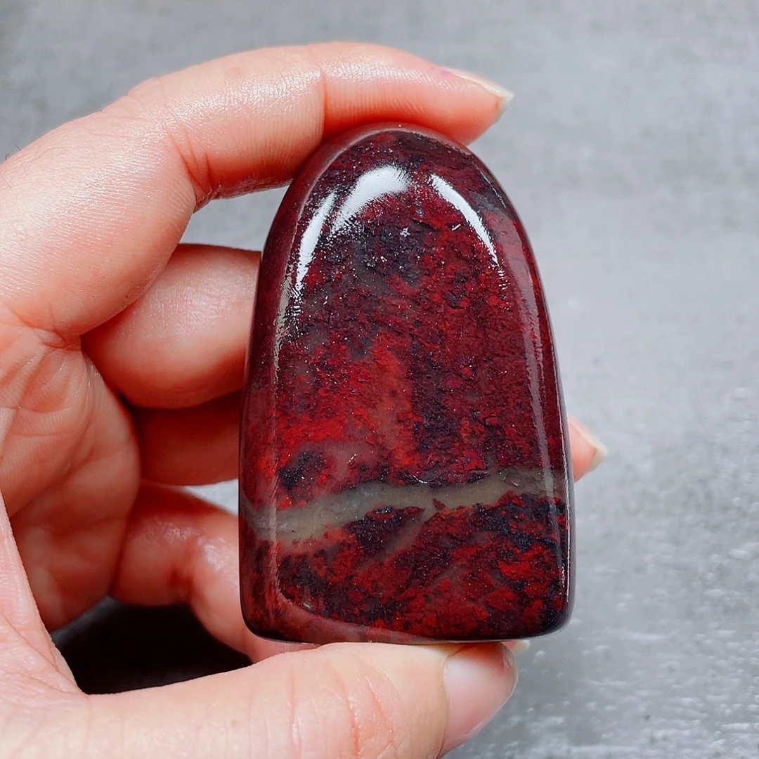 玉桂林鸡血印章镇尺24