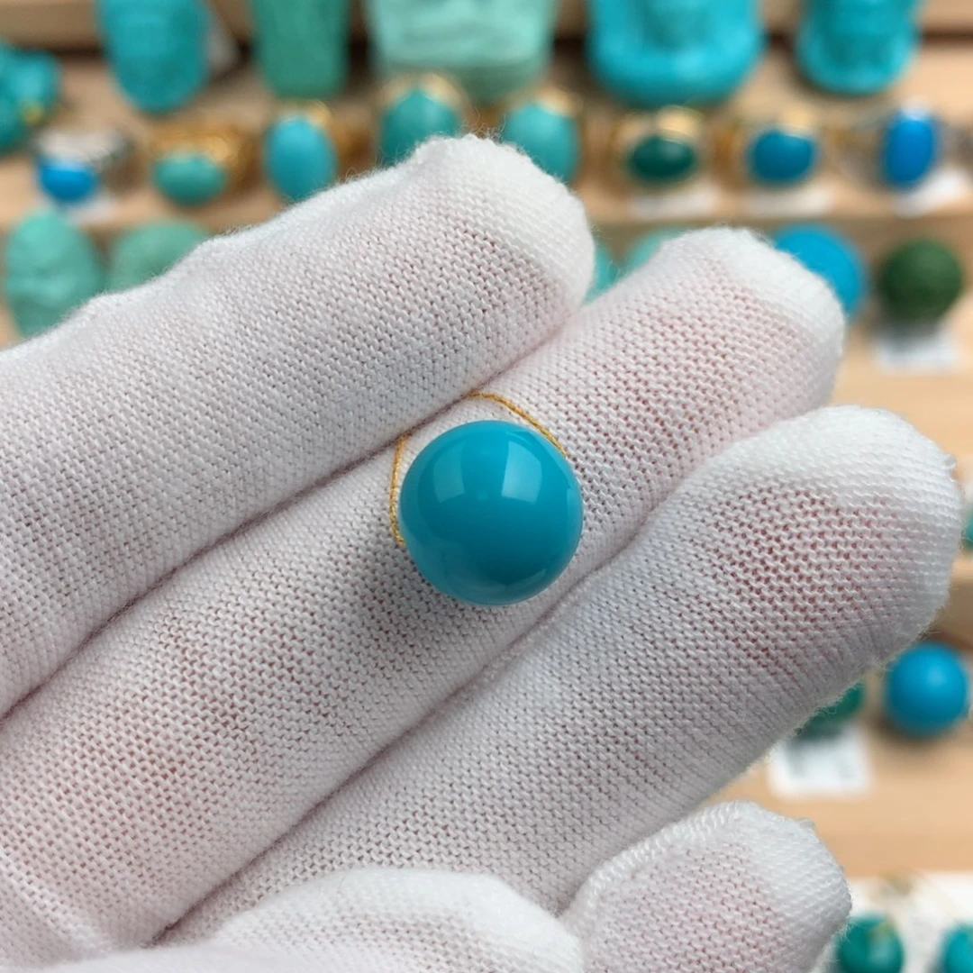 绿松石配饰未镶嵌11.2mm