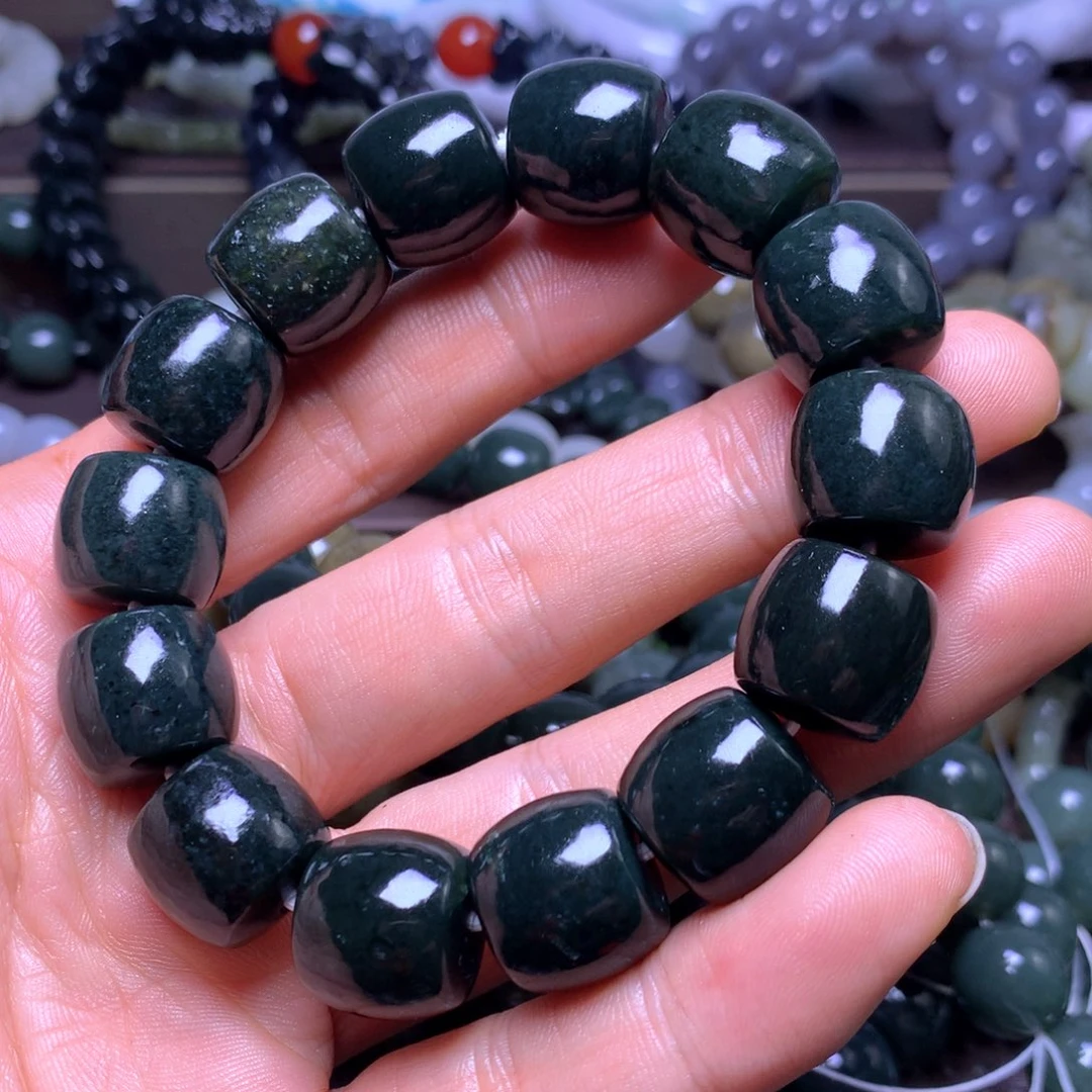 和田玉未镶嵌手串16