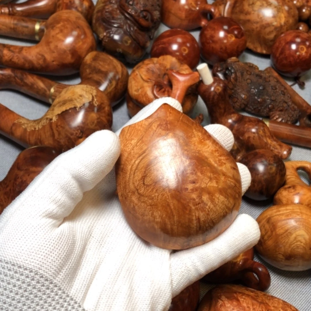 【闪购商品】木麻梨疙瘩火琉璃手把件