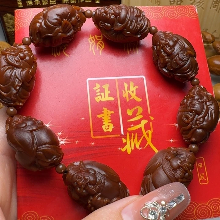 橄榄核手串/手链八大财神