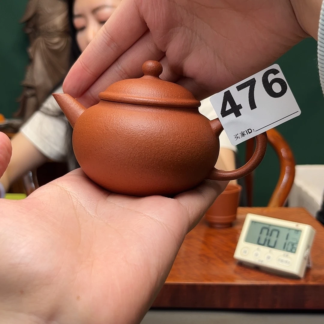 紫砂茶宠大雪紫砂老降坡水平476