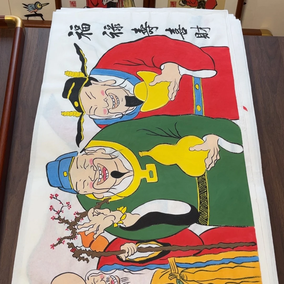 国画纯手绘禅意画作品