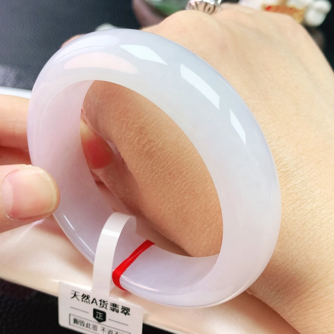 未镶嵌手镯翡翠54轮胎冰紫