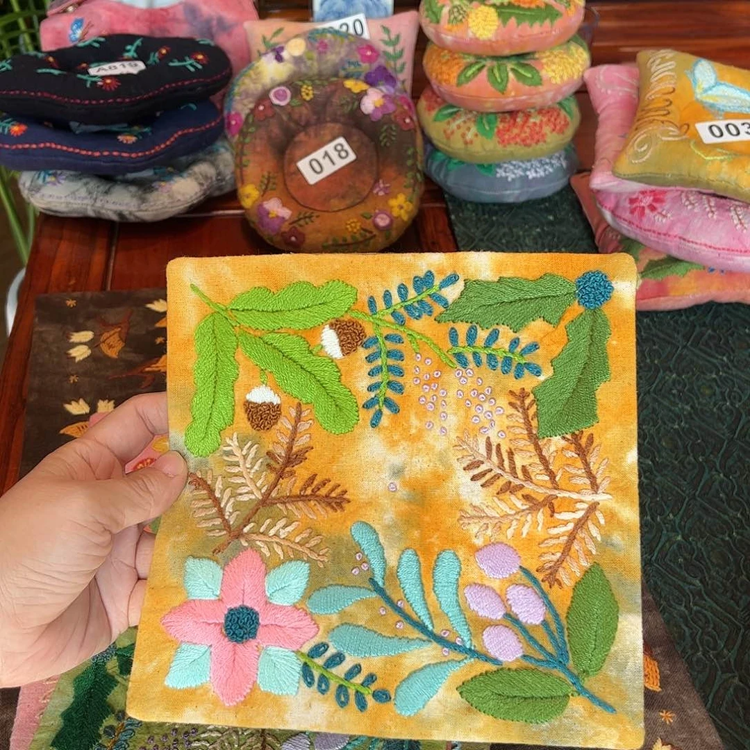 刺子绣茶席规格18*18