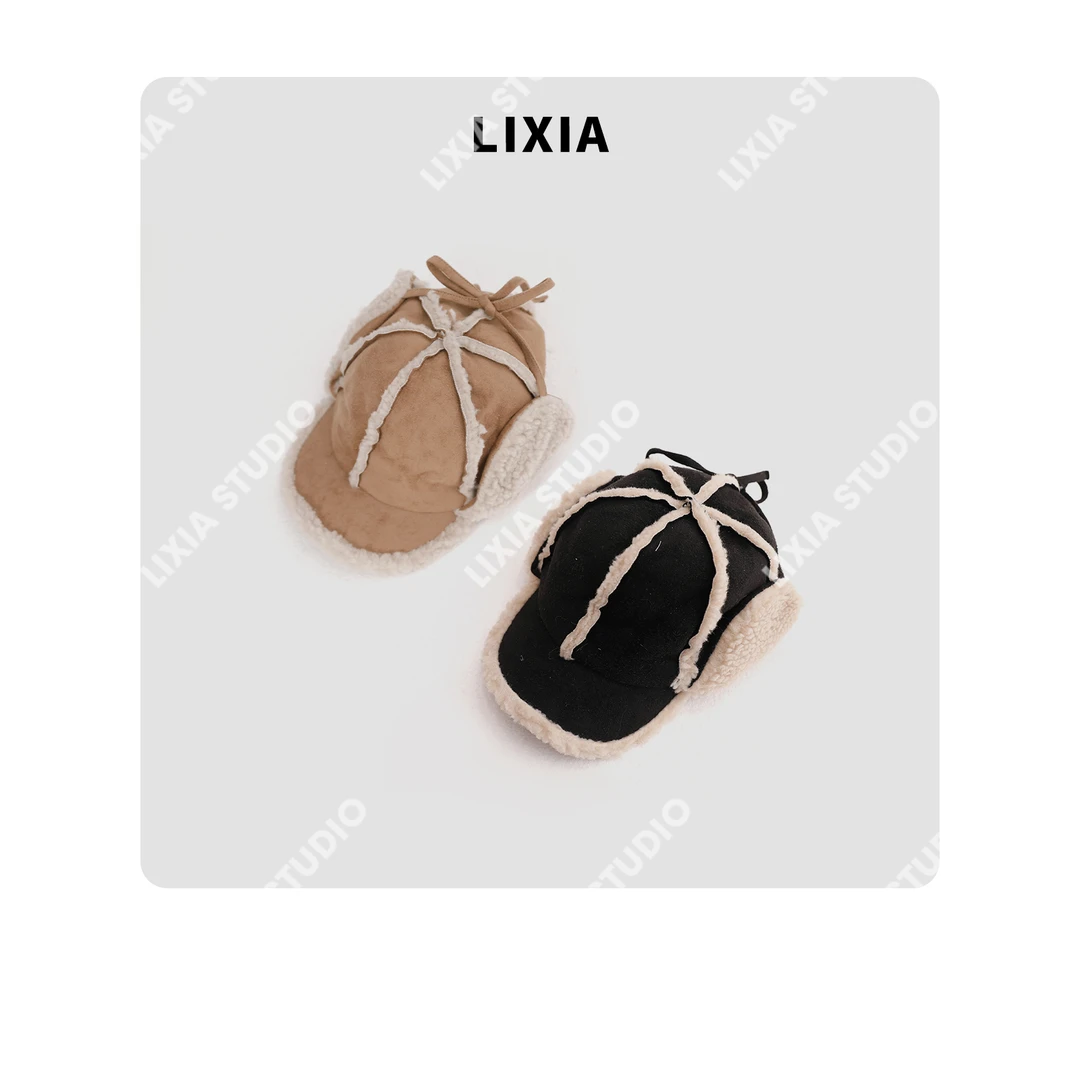 LIXIA【小毛绒】INS风改良版保暖护耳雷锋帽-D10620