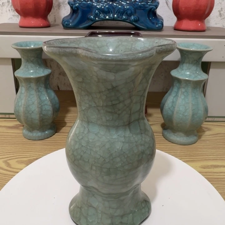 瓷片手工制作陶瓷摆件