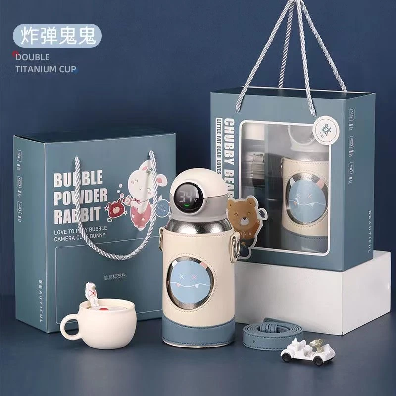 温显学生可爱纯钛保温杯21