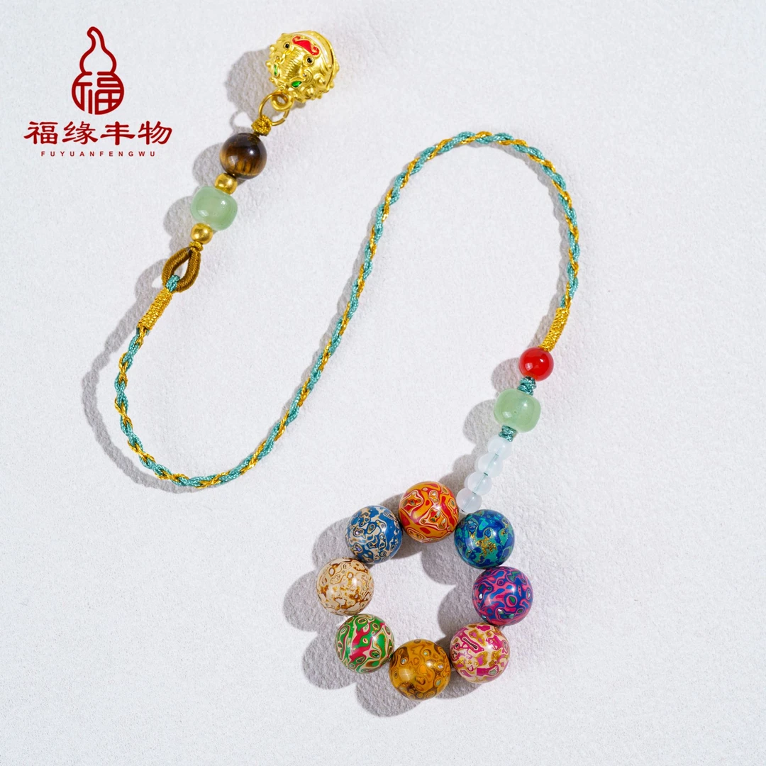 【福缘丰物】大漆1.0多宝螺钿车挂配饰【可联系客服定制】