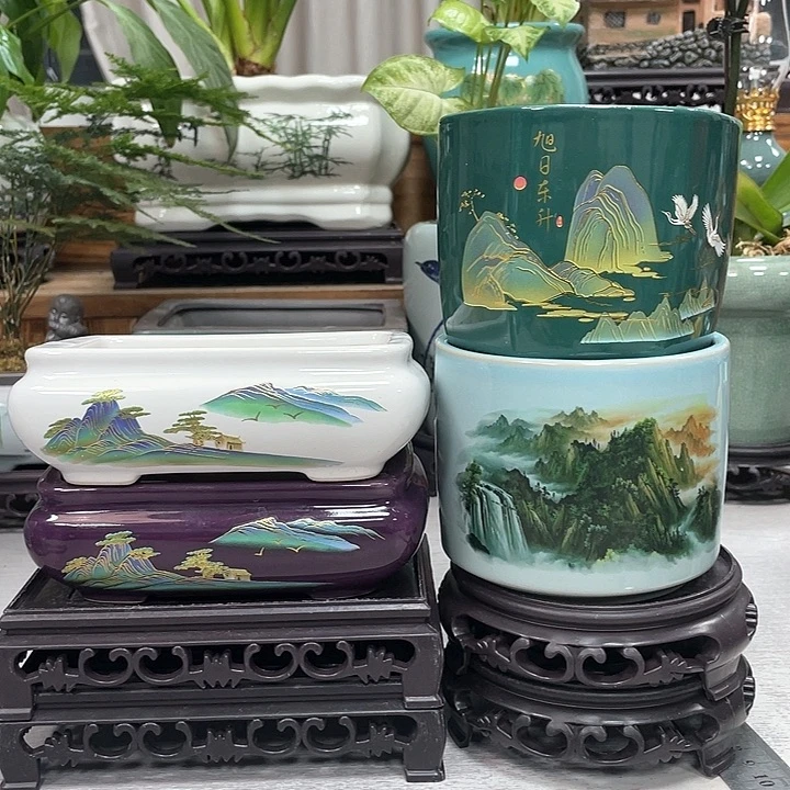 陶瓷花盆紫砂花盆福利