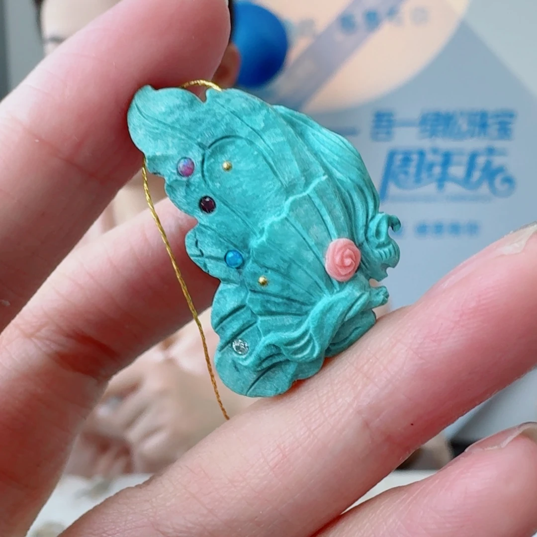 未镶嵌绿松石珠宝奇石