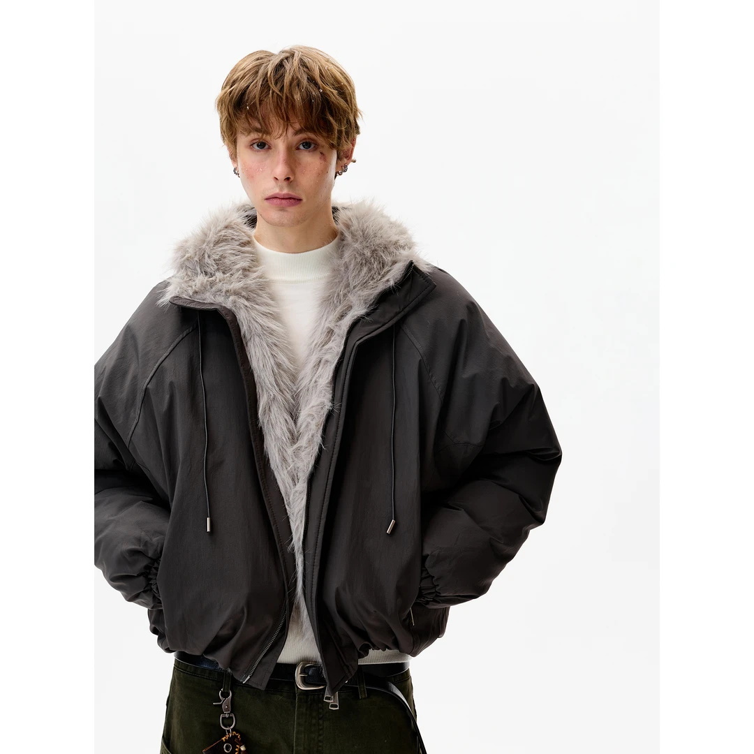 [新品] 短宽cleanfit重磅三防座山雕连帽棉服棉衣男冬季加厚外套