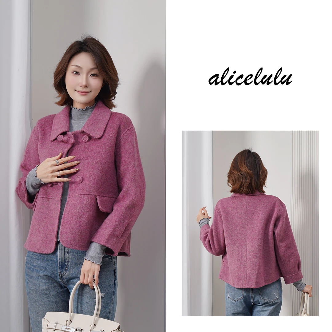 alicelulu 晚香玉.羊毛外套 知性温婉 小个必穿S1035683Tr