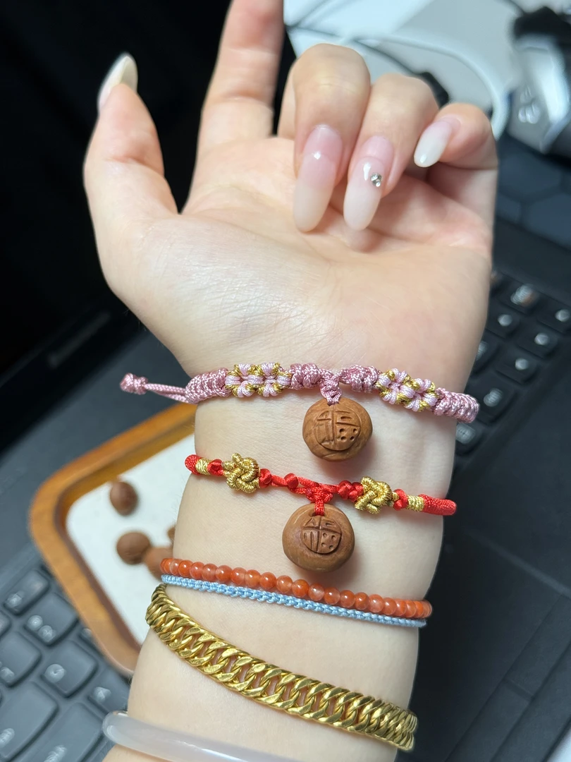 新中式（小胖福）龙纹核桃桃枭 成人儿童宝宝手绳礼物出门必备