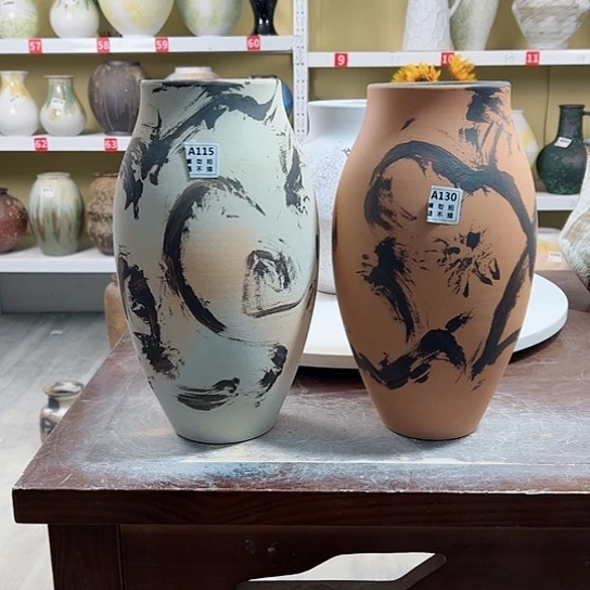 瓶A****】陶瓷花瓶摆件摆件摆件。  115.. 130