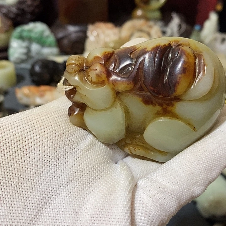 午***吻和田玉（糖玉）未镶嵌颈饰