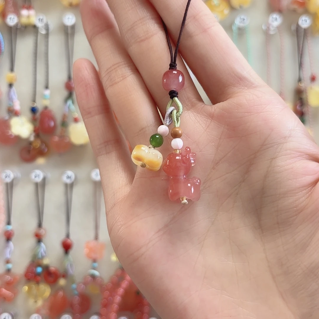 南红玛瑙未镶嵌吊坠(赠链)