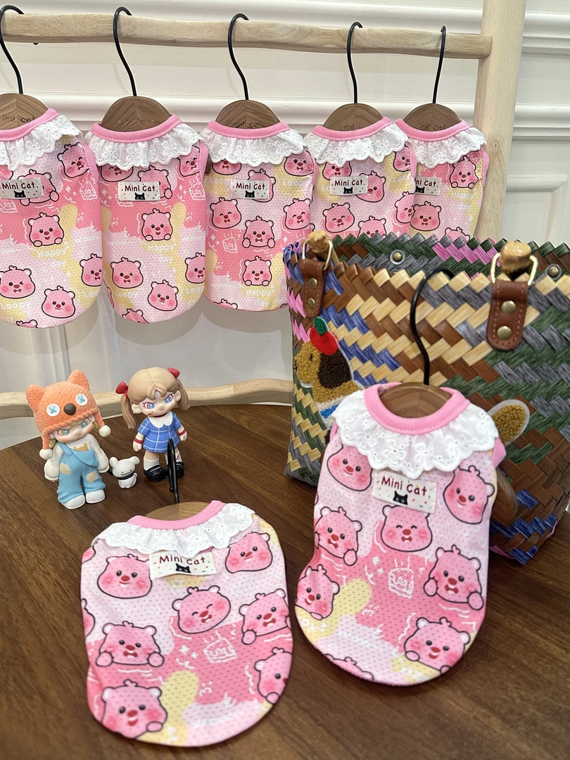 Mini Cat原创<冰冰乐>猫狗春夏凉凉衣系列小型犬舒适可爱
