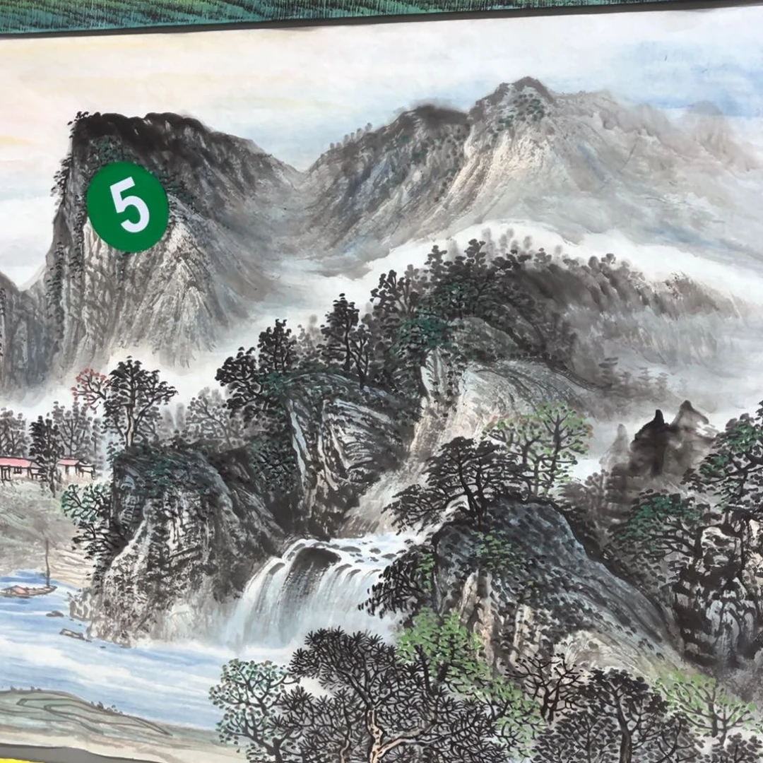 国画国画作品老师手绘