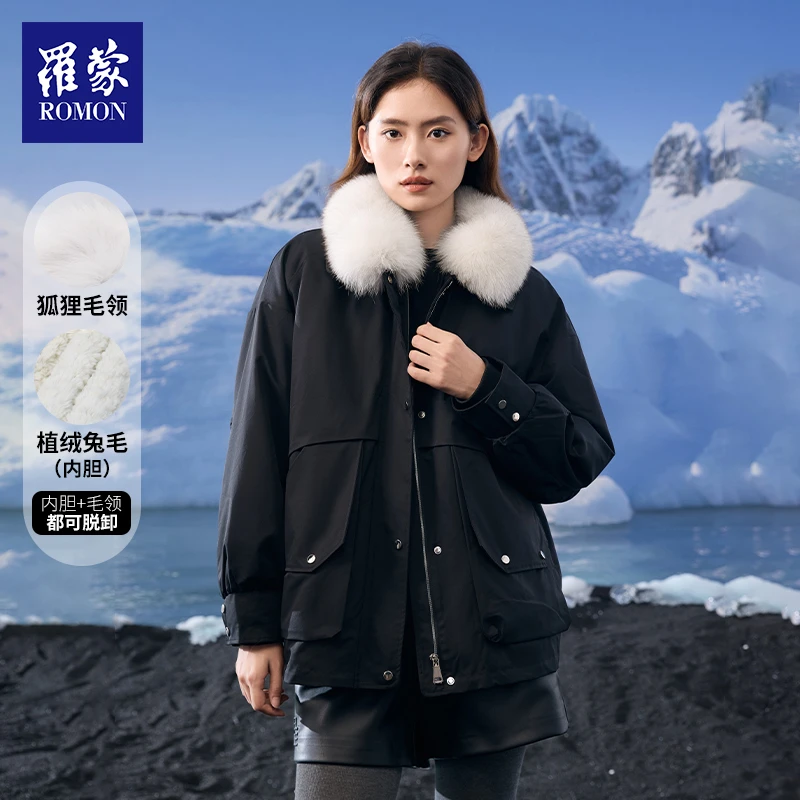 【GCTY】罗蒙女士冬日新品短款派克服PCJ12225