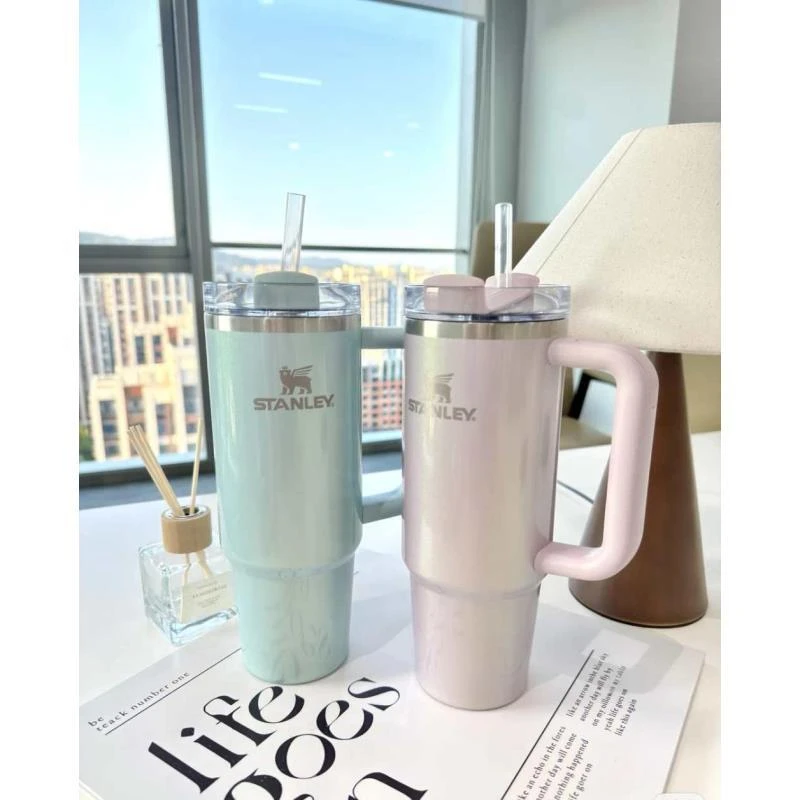 【孤品珠光】不支持退换STANLY不锈钢真空吸管水杯大容量保温杯