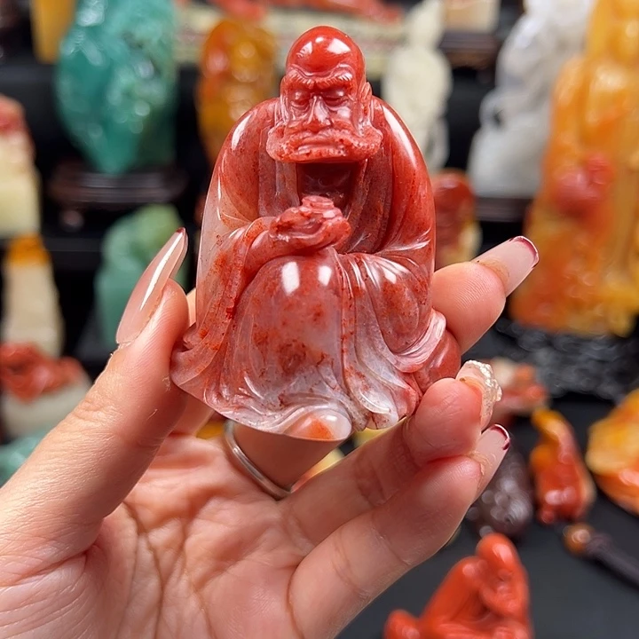 特***委寿山石高山水冻石