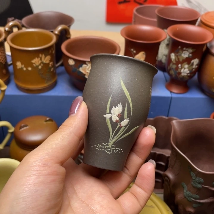 紫砂茶杯紫砂主人杯