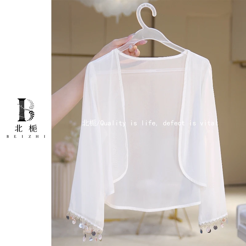 【北栀】度假风流苏开衫 814378