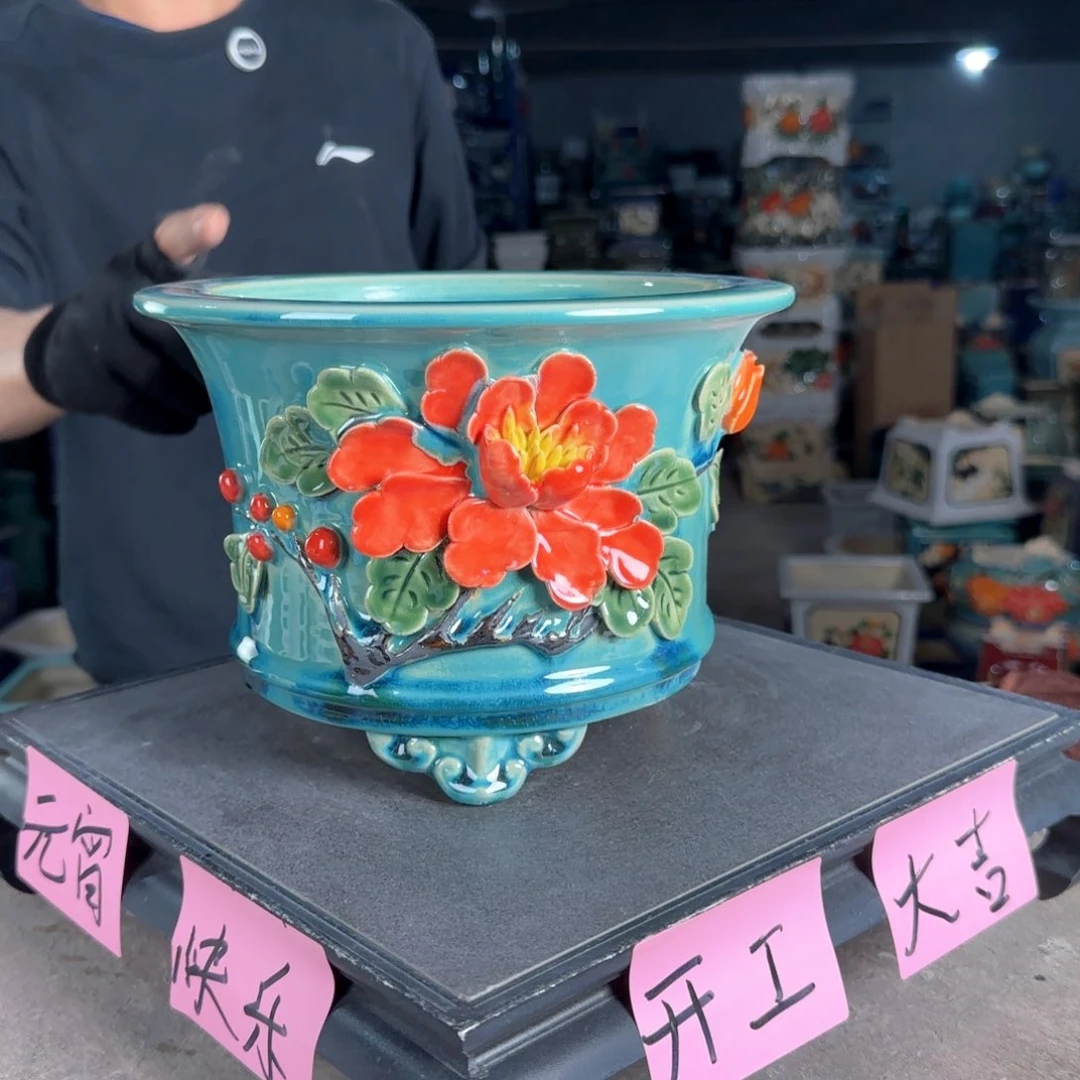 一风堂石湾花盆。014