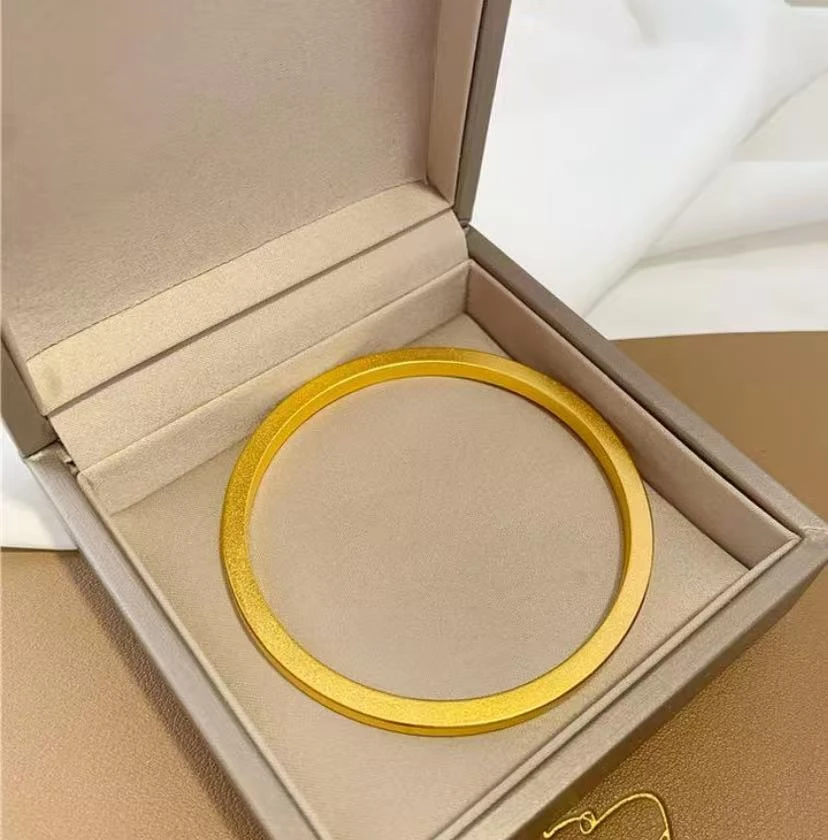 UK24-S090金色黄色方形手镯