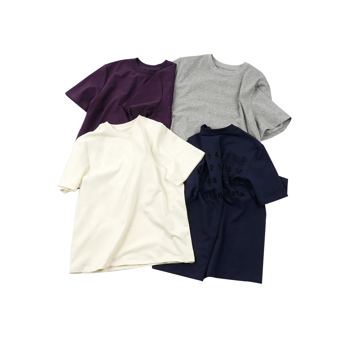 【花灰刺绣短袖】DT5ZB0633夏季新款爆款纯棉休闲洋气女装T恤