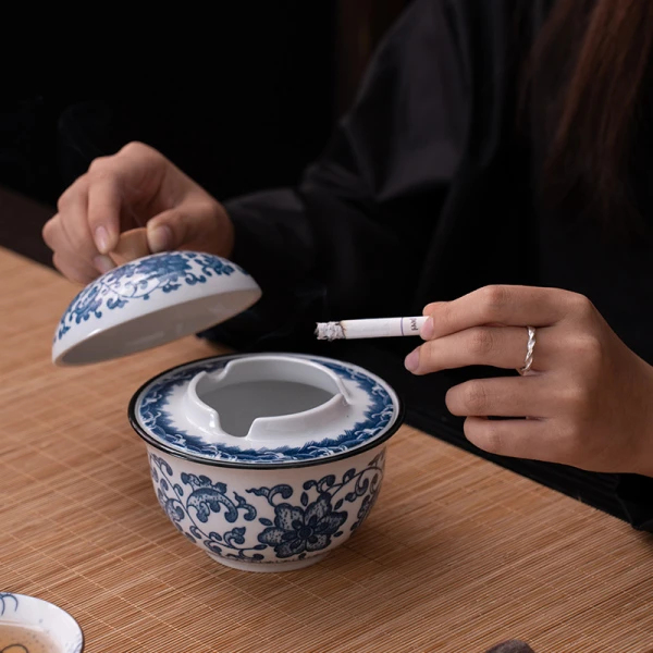 盘花大号烟灰缸 244