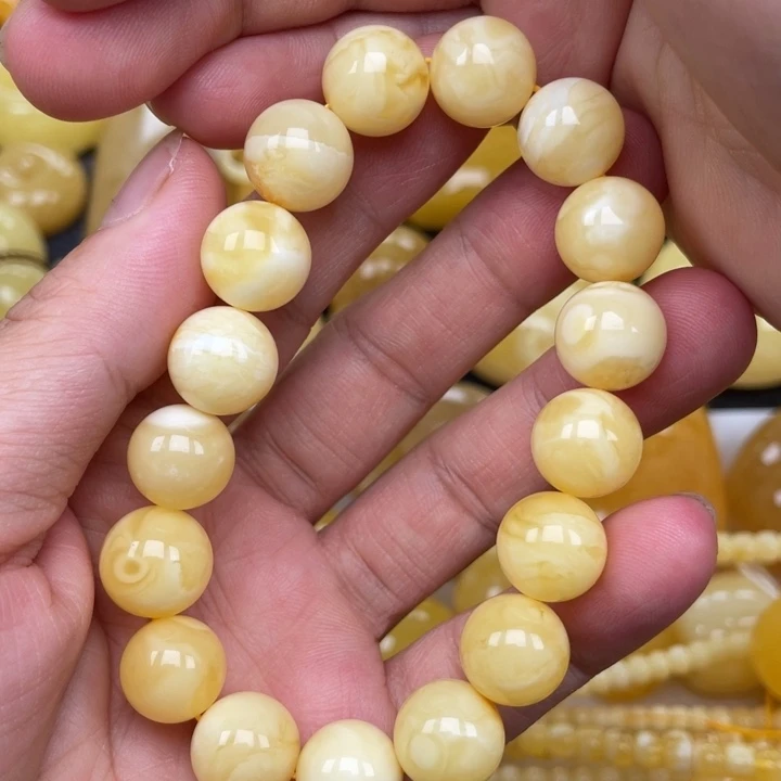 裸石蜜蜡未镶嵌蜜蜡11➕手串重19.9克