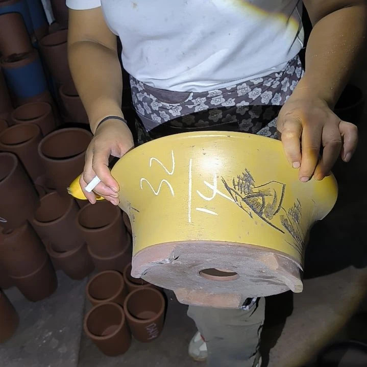 紫砂花盆紫砂花盆