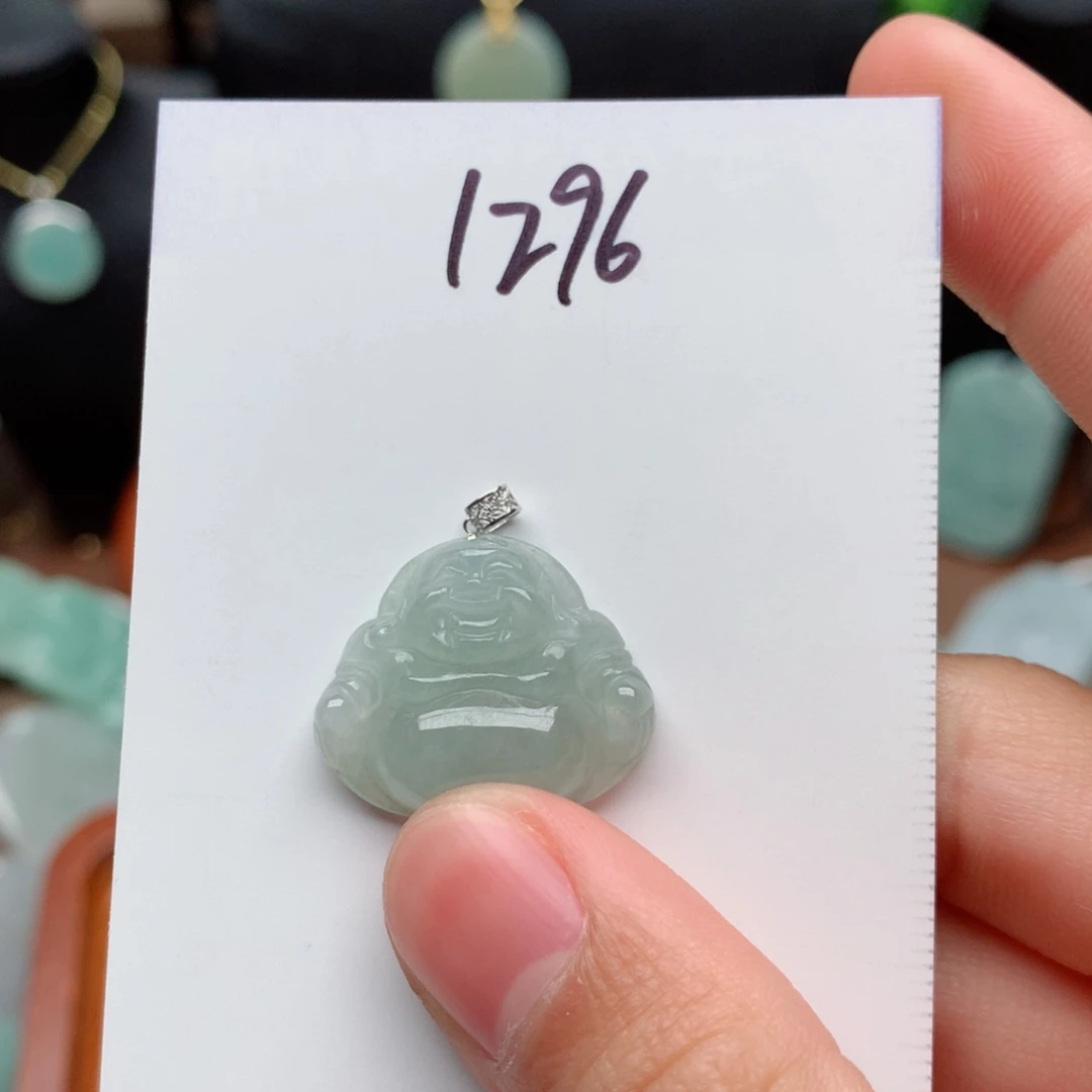 翡翠颈饰18K金镶嵌橘*吊坠