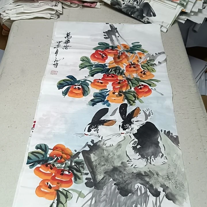 国画李*国画花鸟花鸟国画