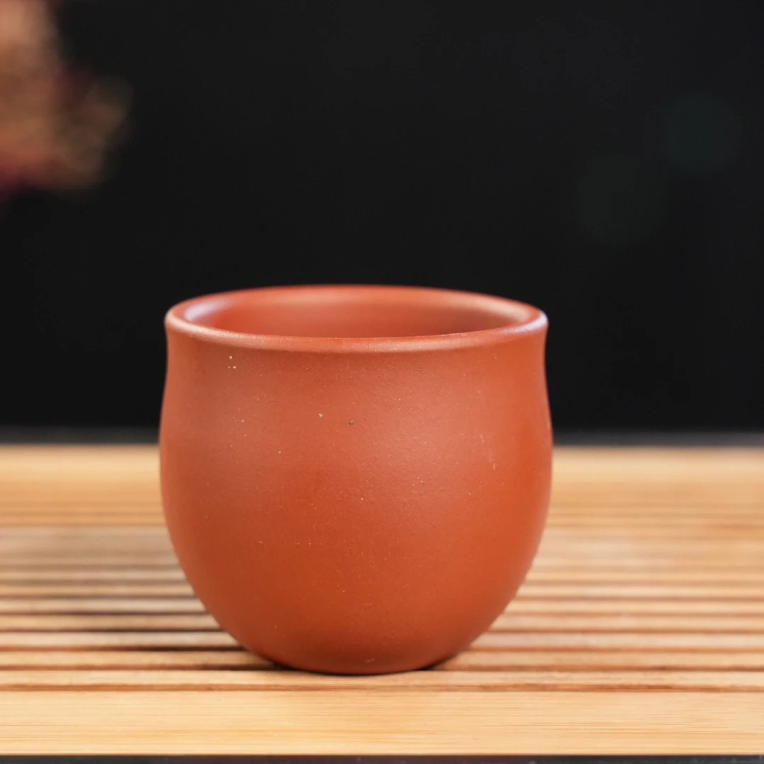 GS23-017  宜兴手工紫砂   红泥主人杯